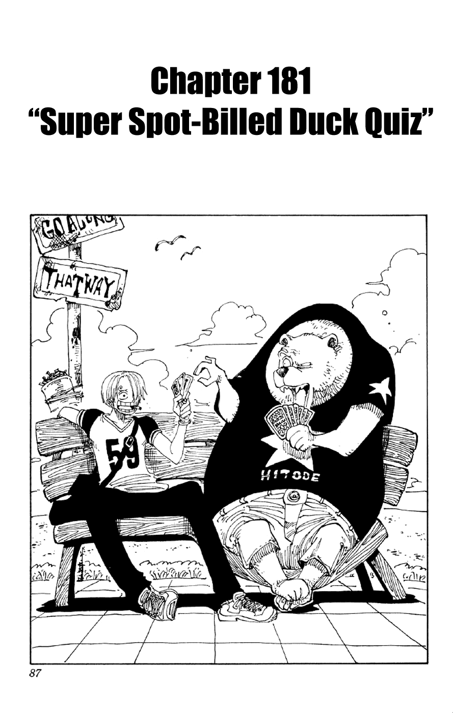 One Piece, Chapter 181 image 01
